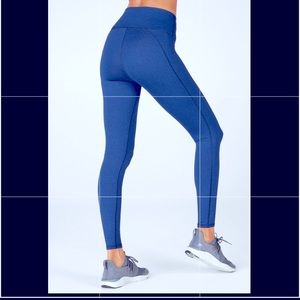 Heather Blue Performance Leggings